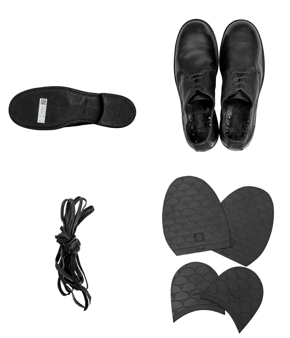 靴 GUIDI 992 HORSE FULL GRAIN DERBY GUIDI（グイディ） ： CLASSIC DERBY SHOES - HORSE FULL GRAIN ： 992