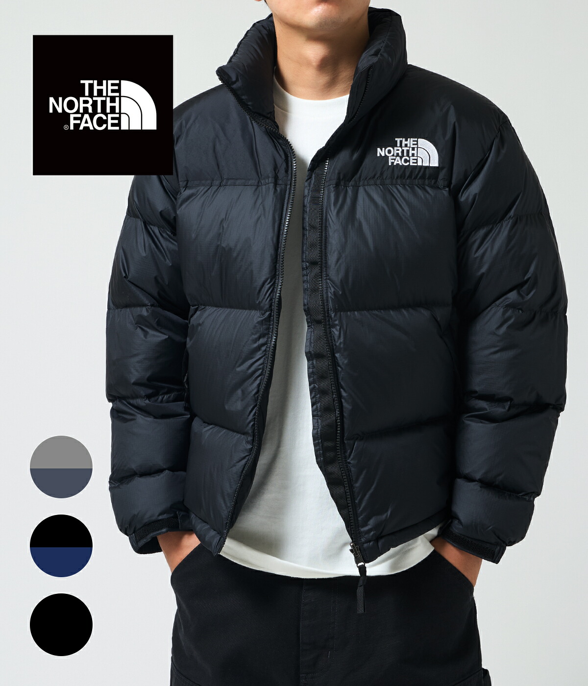 THE NORTH FACE（ザ ノースフェイス） ： Nuptse Jacket / 全3色