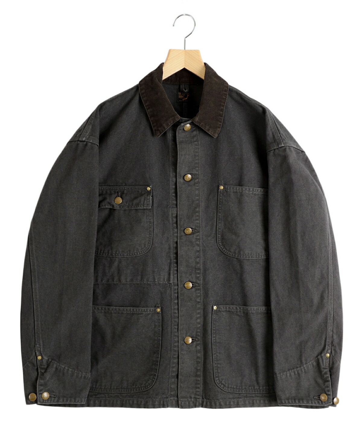 orSlow（オアスロウ） ： 別注 RELAX FIT OXFORD COVERALL ： ONLYARK