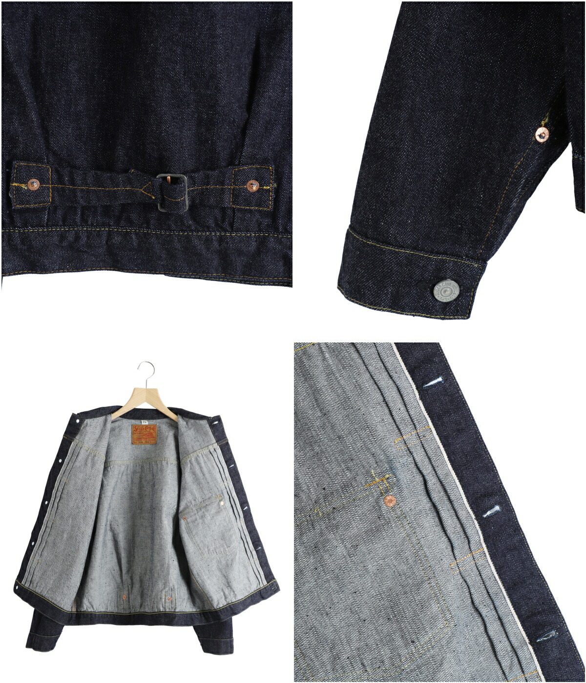 SUGAR CANE 【P10倍】SUGAR / シュガーケーン ： 13oz.DENIM BLOUSE