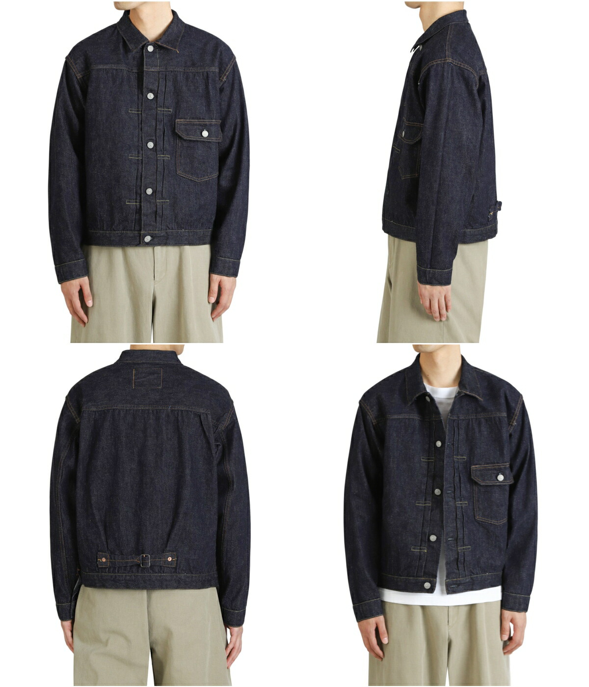 SUGAR CANE 【P10倍】SUGAR / シュガーケーン ： 13oz.DENIM BLOUSE