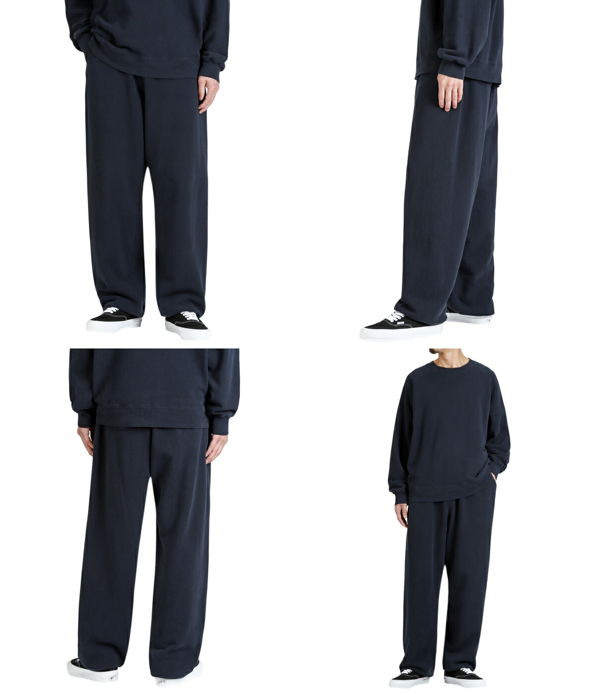 にんじん 限定別注 レミレリーフ ヴィンテージ仕上 スウェットパンツ REMI RELIEF NAVY LABEL / レミレリーフ ネイビーレーベル ： 3飛び裏
