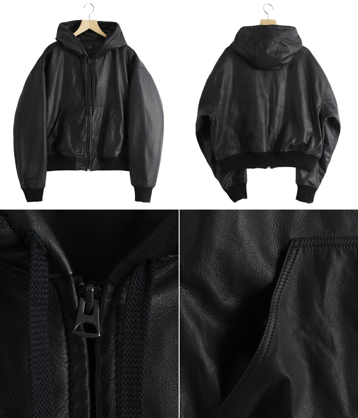 REMI RELIEF NAVY LABEL / レミレリーフ ネイビーレーベル ： レザー
