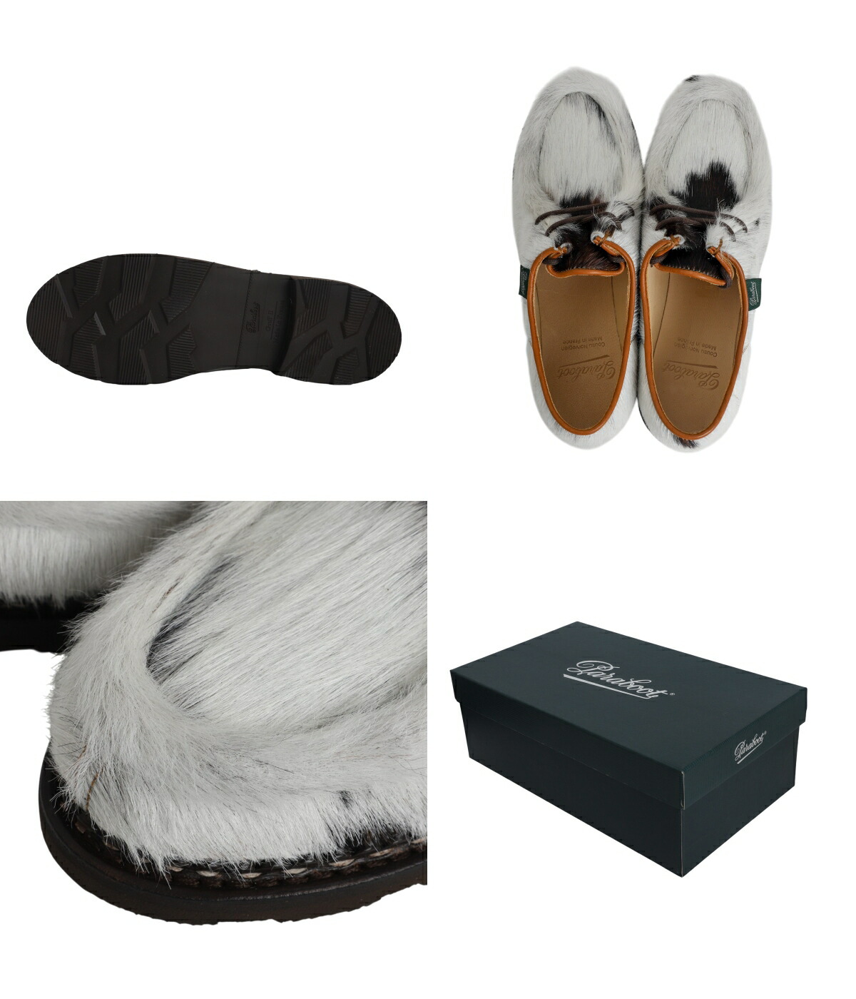 最終USA製RRLレザーモカシンブーツ　ボルチモア　デップ　ラッセル　パラブーツ Paraboot（パラブーツ） モカシンシューズ CHIMEY シメイ 200816