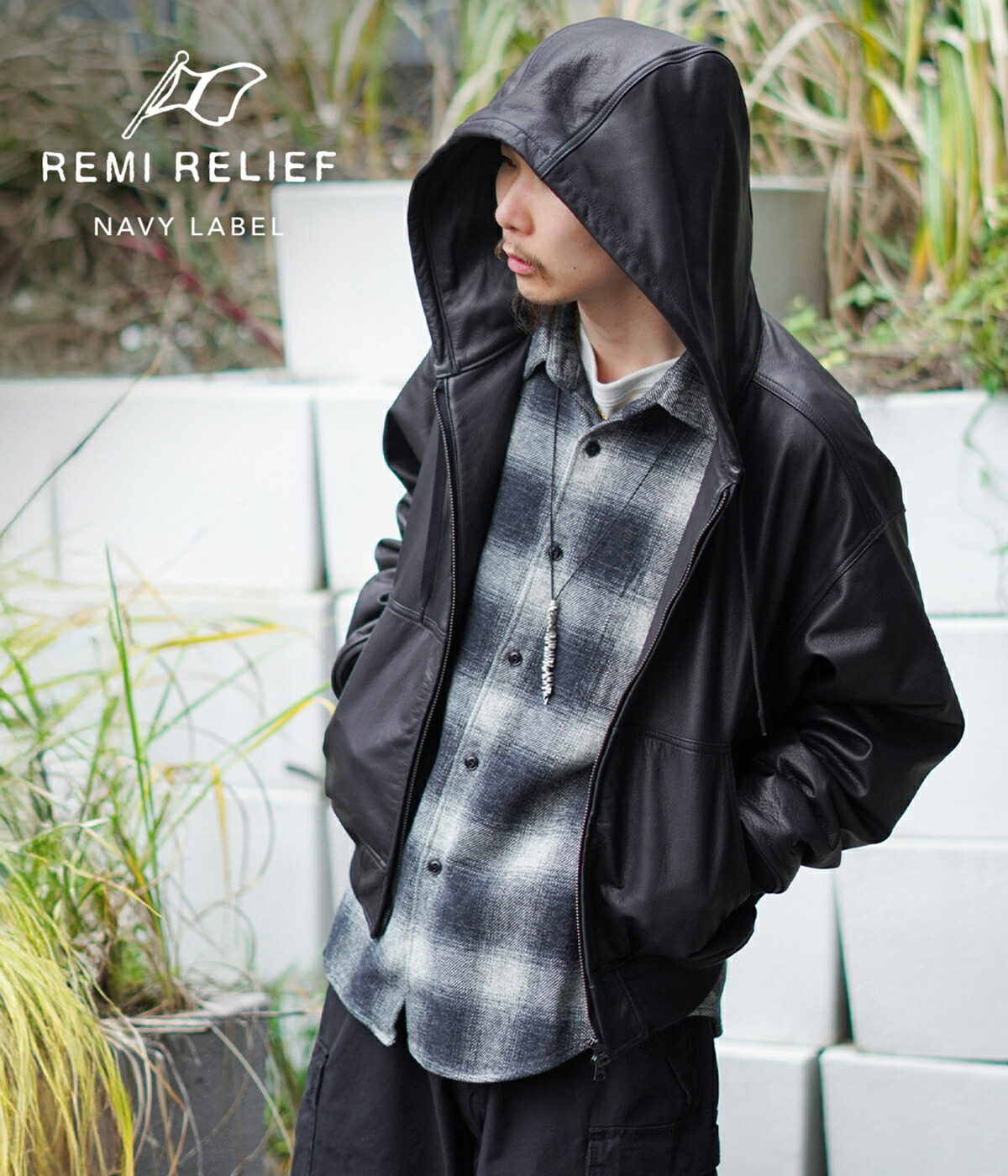 レミレリーフ　REMI RELIEF　L-2　フライトジャケット　ネイビー　M imgrc0112514137.jpg