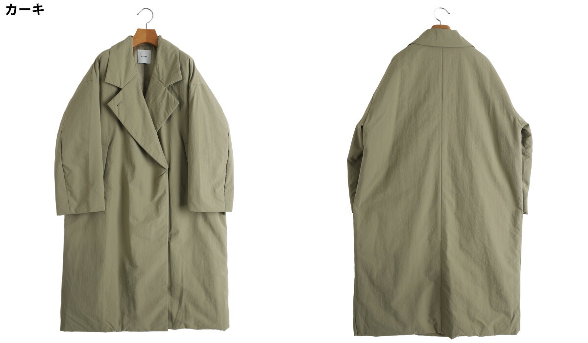 CLANE（クラネ） ： [レディース]COLOR DOWN CHESTER COAT / 全2色 
