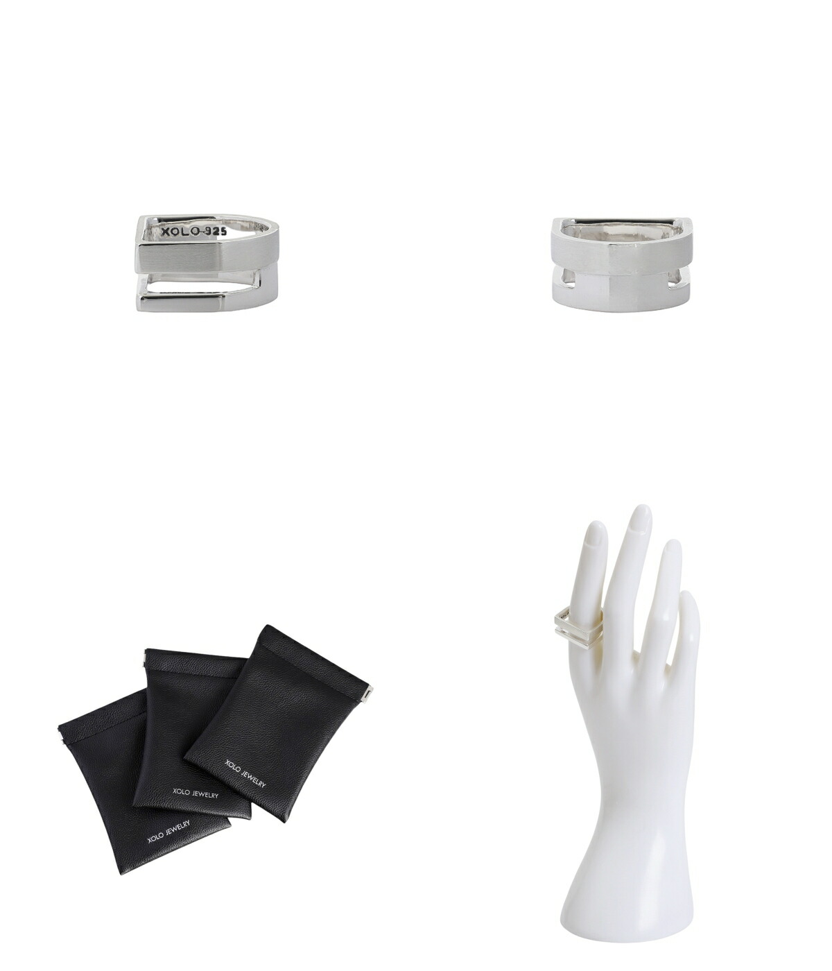 XOLO XOLO JEWELRY / ショロ ジュエリー ： Different Width with Hair