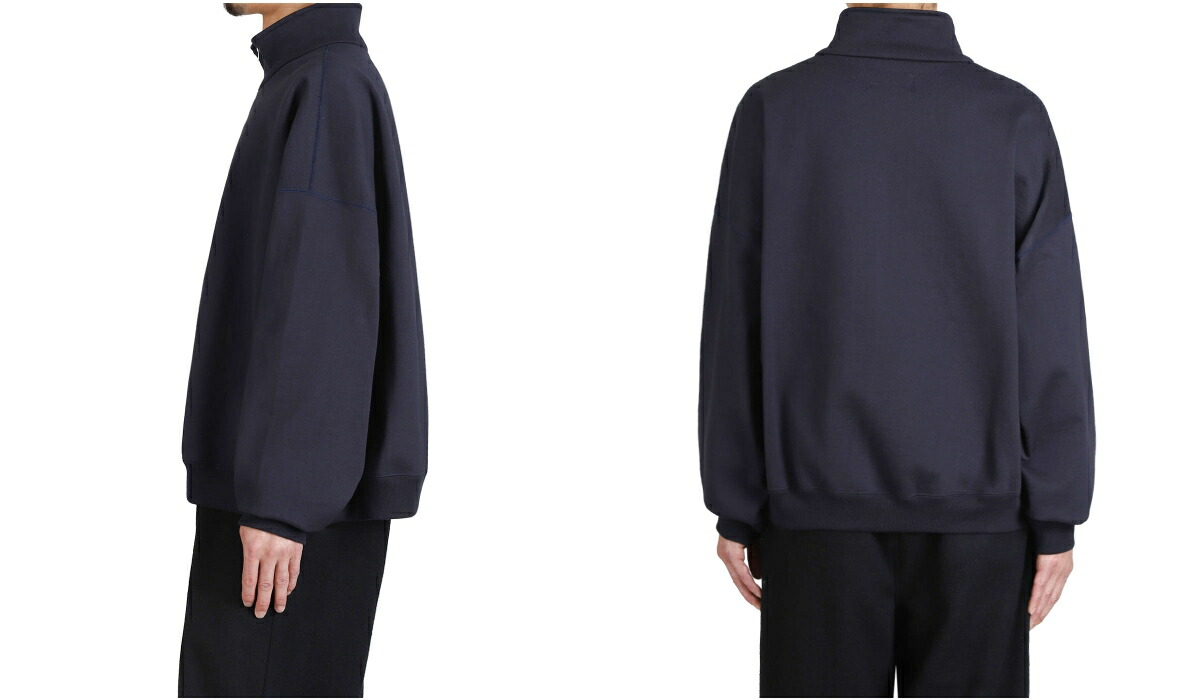 markaware（マーカウェア） ： SHORT QUARTER ZIP PULL OVER