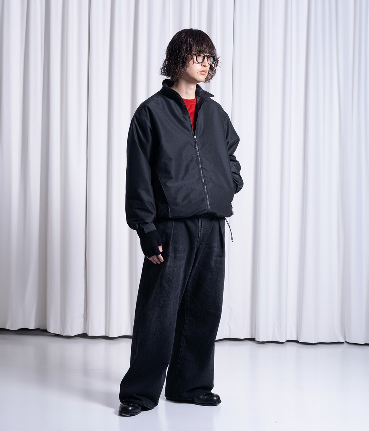 marka（マーカ） ： 別注 PUFFED TRAINING JACKET ： M25F08BL04C