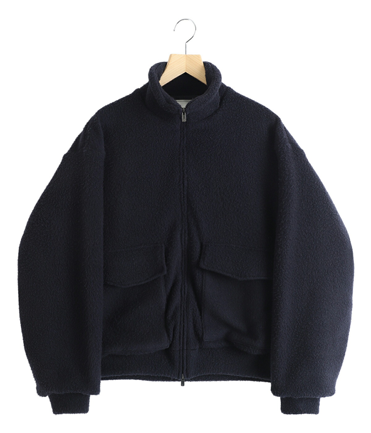 GOLD / ゴールド ： Super 140s WOOL FLEECE TRACK JACKET 全2色 25B