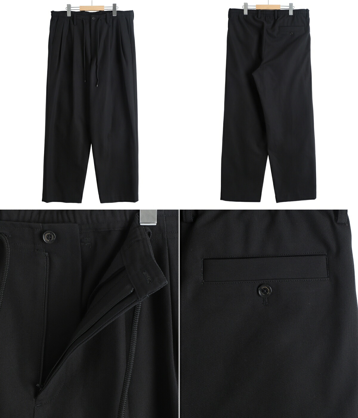 markaware（マーカウェア） ： DOUBLE PLEATED EASY TROUSERS ORGANIC