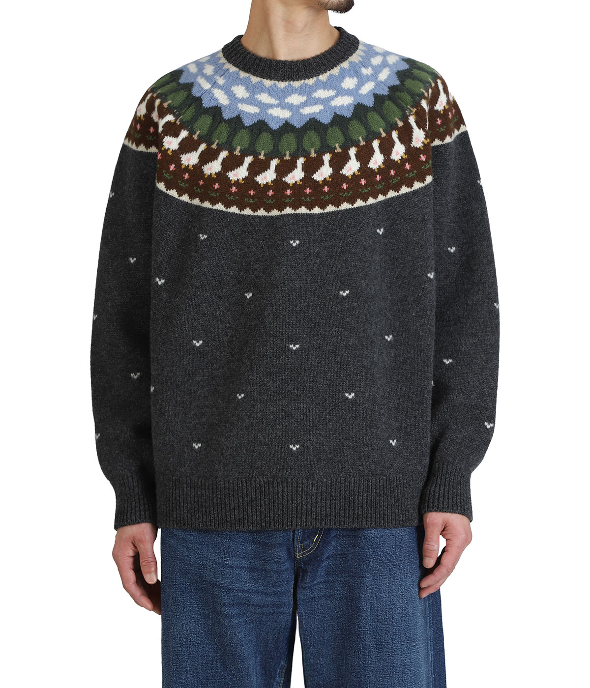 Unlikely（アンライクリー） ： Unlikely Fair Isle Duck ： U25F-15