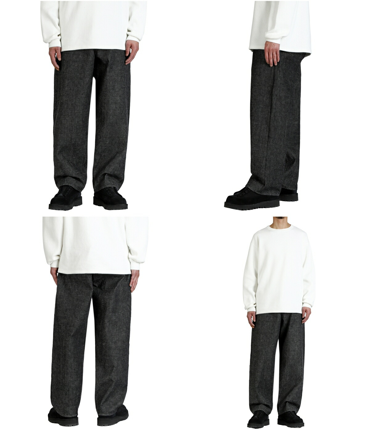 GOLD / ゴールド ： RECYCLED WASTE SUVIN COTTON YARN 14oz DENIM