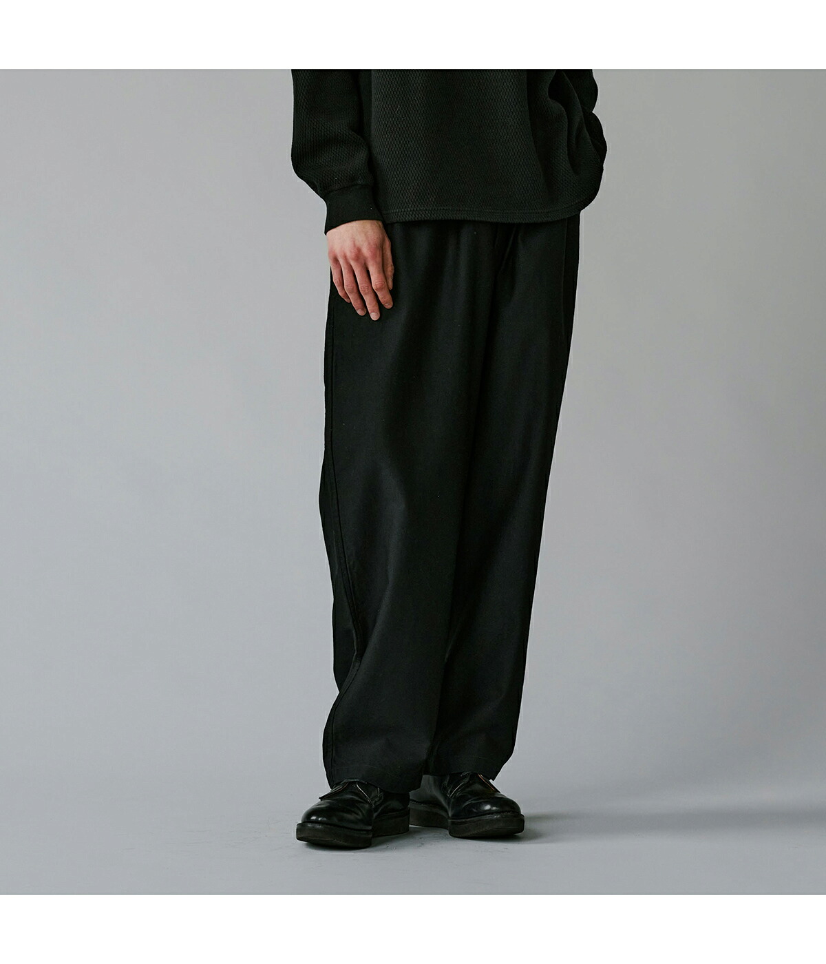 GOLD / ゴールド ： WOOL COTTON MOLESKIN EASY PANTS 25B-GL42574