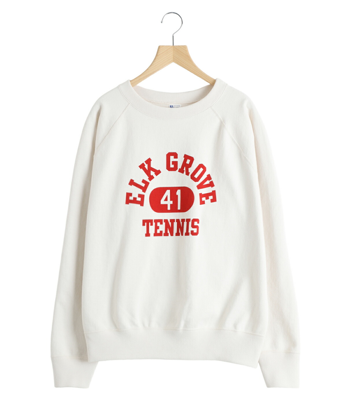 Champion（チャンピオン） ： CRSS RAGLAN SLEEVE SWEATSHIRT / 全2色