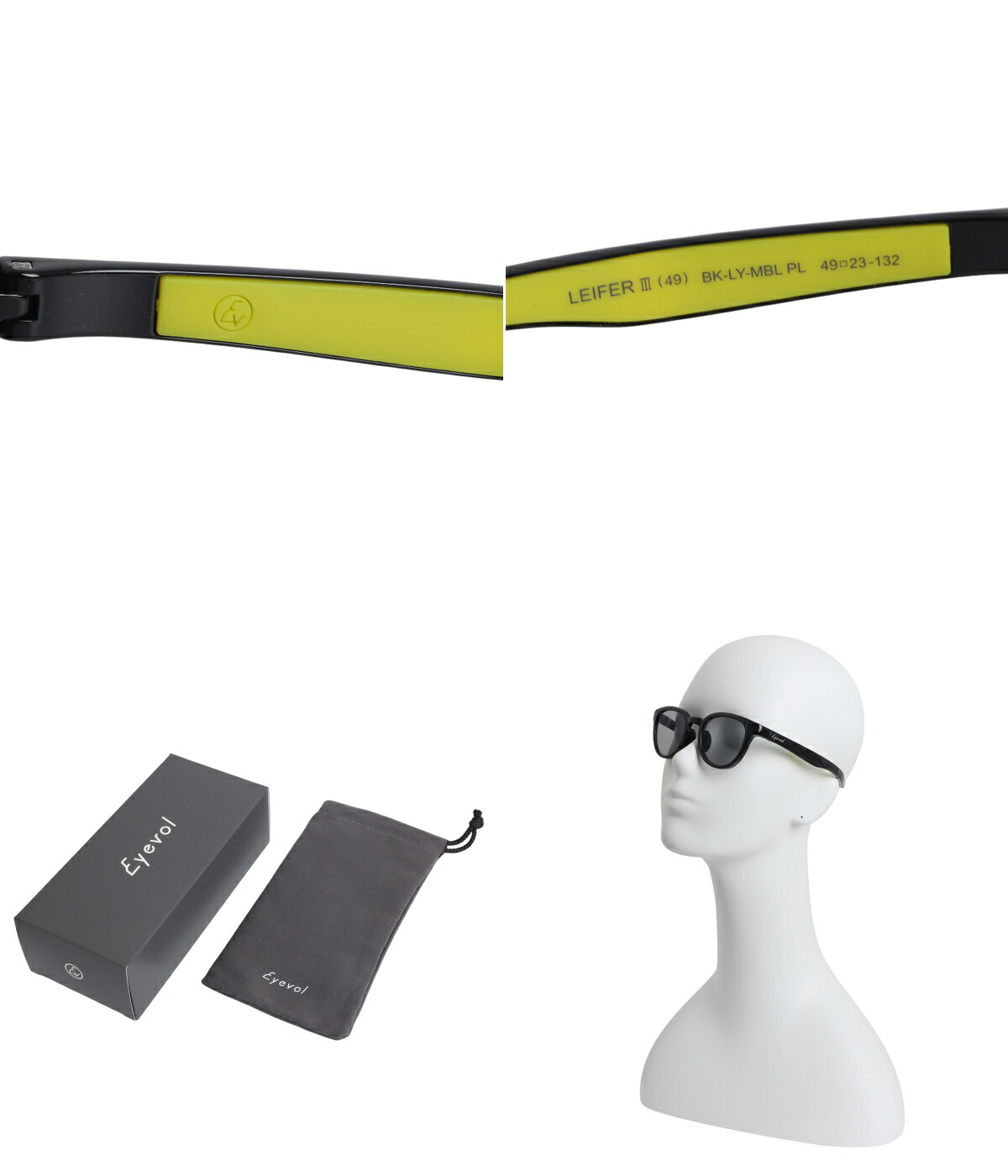 Eyevol leifer 3 49size アイヴォル サングラス　偏光 Eyevol leifer 3 49size アイヴォル サングラス 偏光 LEIFER3 49 偏光