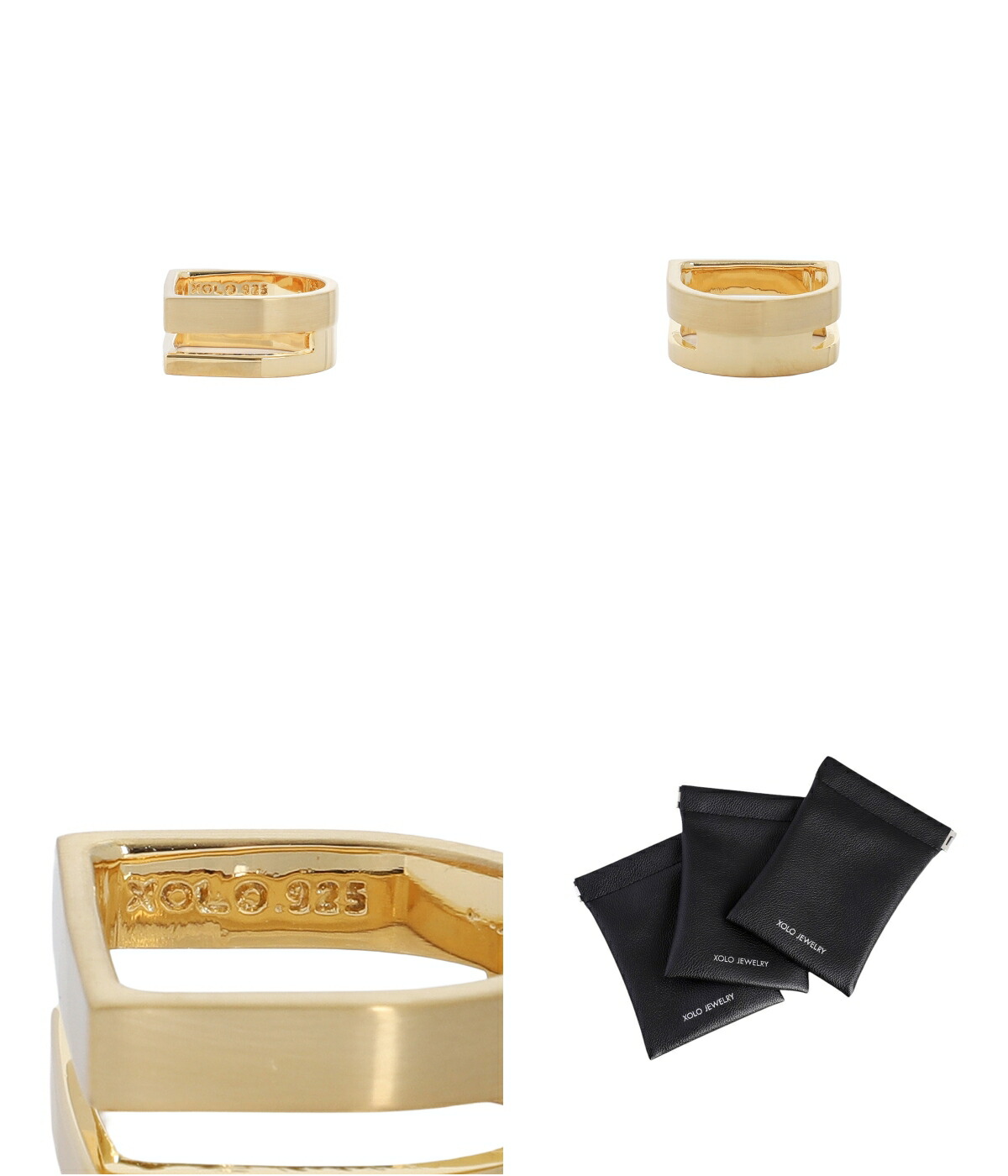 XOLO XOLO JEWELRY / ショロ ジュエリー ： Different Width Ring with