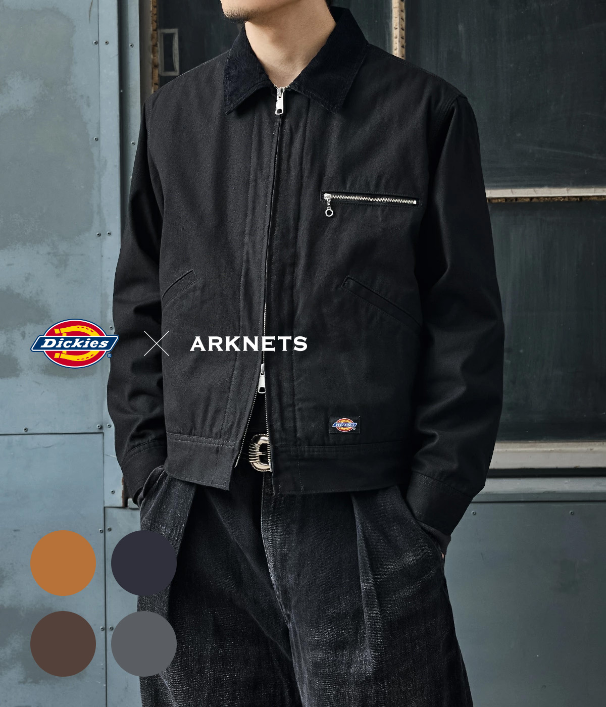 Dickies（ディッキーズ） ： 別注 Painter Jacket / 全5色 ： ONLYARK