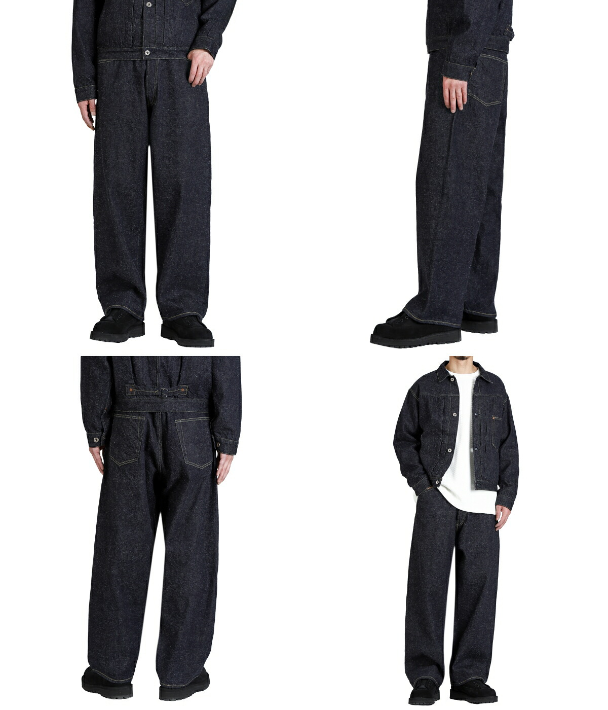 GOLD / ゴールド ： RECYCLED SUVIN COTTON YARAN 11.5oz DENIM