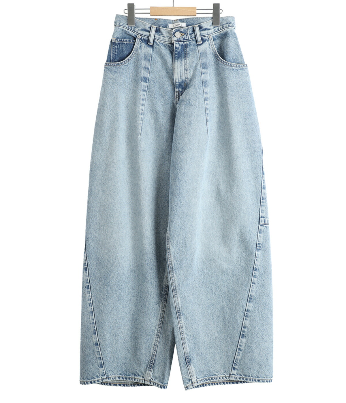 CLANE（クラネ） ： [レディース]COCOON BULKY DENIM PANTS ： 10111