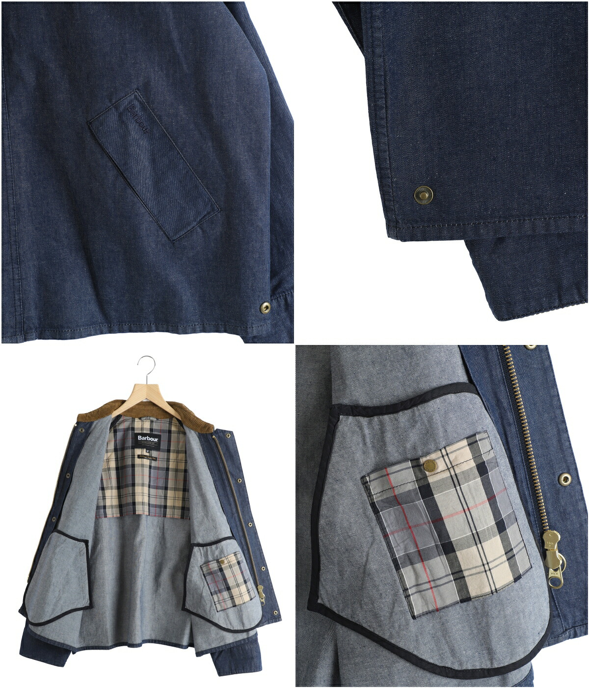Barbour（バブアー） ： TRANSPORT DENIM CASUAL JACKET ： MCA1105 