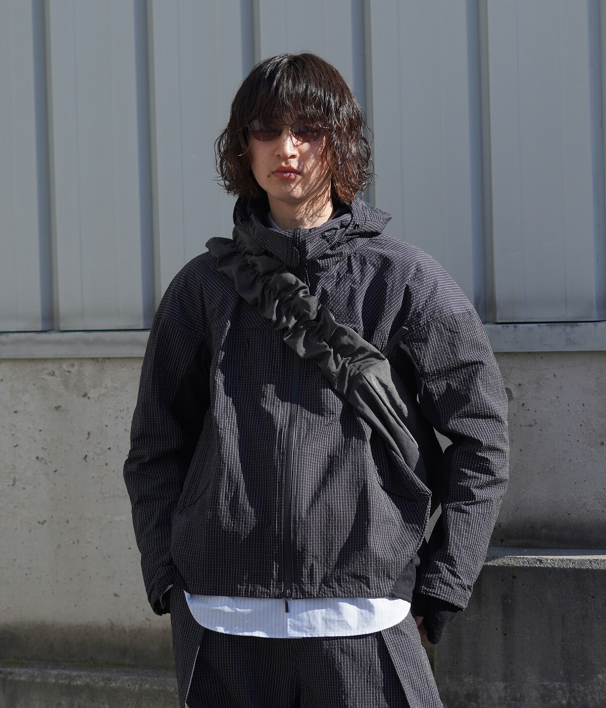PASTOR NOVA パストルノヴァ JACKET タッサー ジャケット PASTOR NOVA / パストルノヴァ ： CONFUSE BALACLAVA JACKET J2003-MC