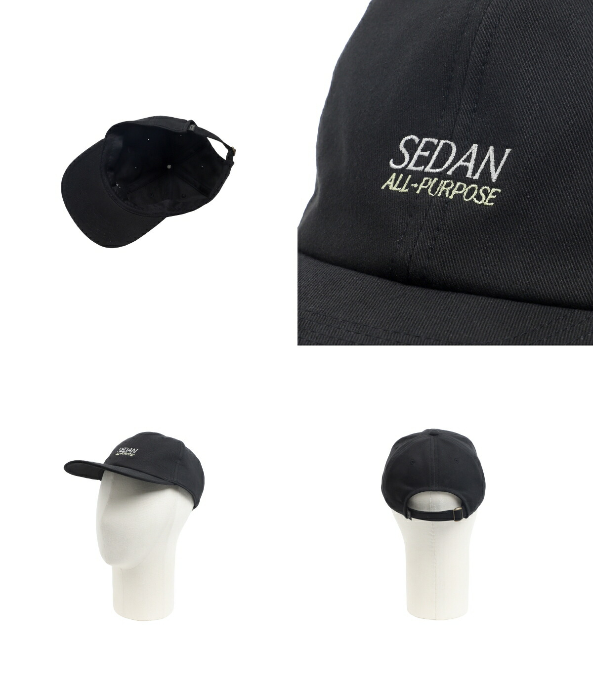 26SS新作everyone og logo daily cap ブラック新品 SEDAN ALL-PURPOSE - セダンオールパーパス 26SS OG Logo Cotton Twill