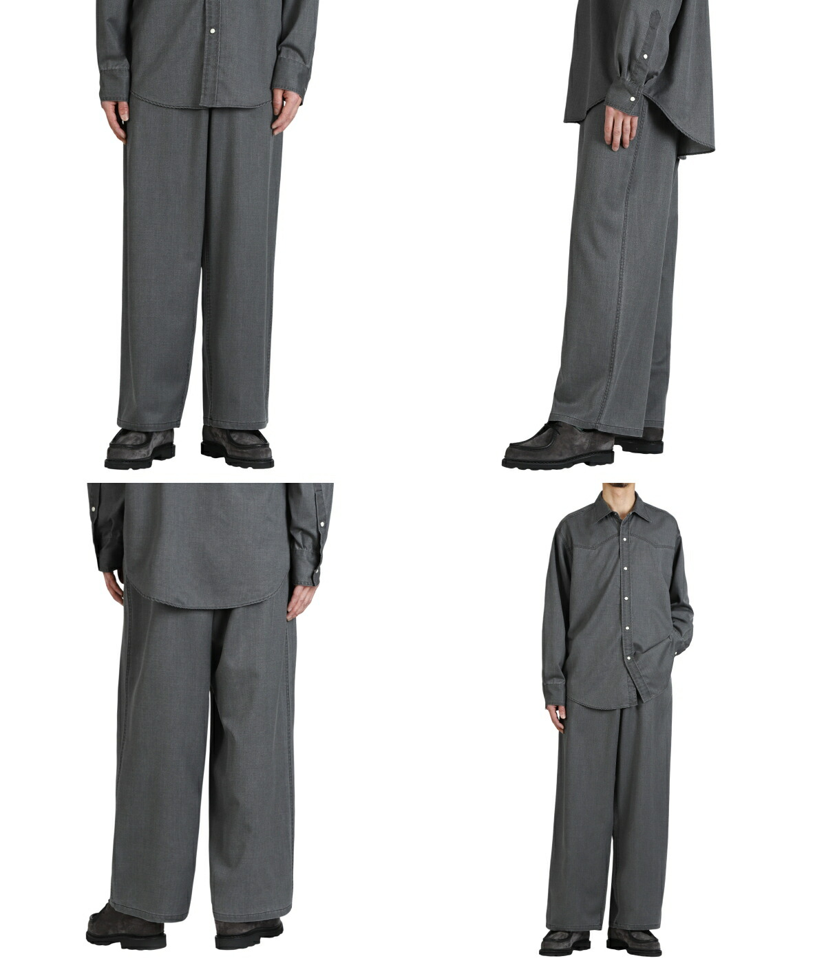 marka（マーカ） ： WORK PANTS -WASHABLE 2/72 WOOL GABARDINE