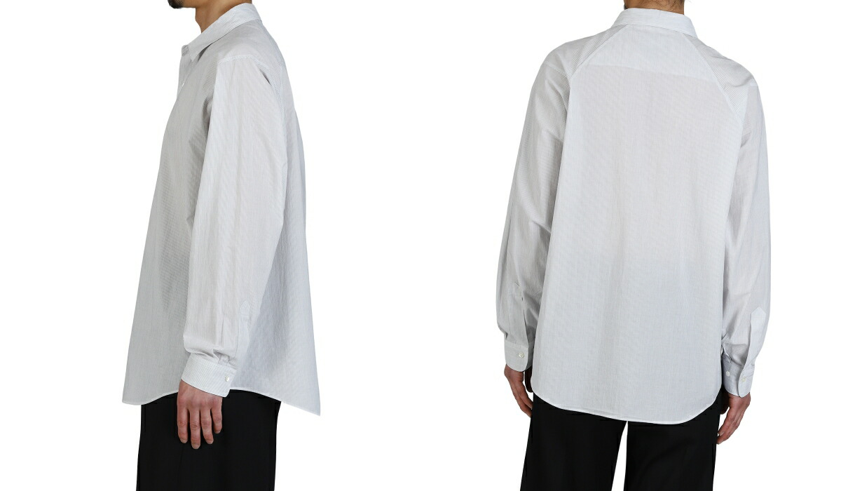 Goldwin GL56147 サイズ2 GOLDWIN（ゴールドウイン） ： Fine Cotton Seersucker Striped Shirt