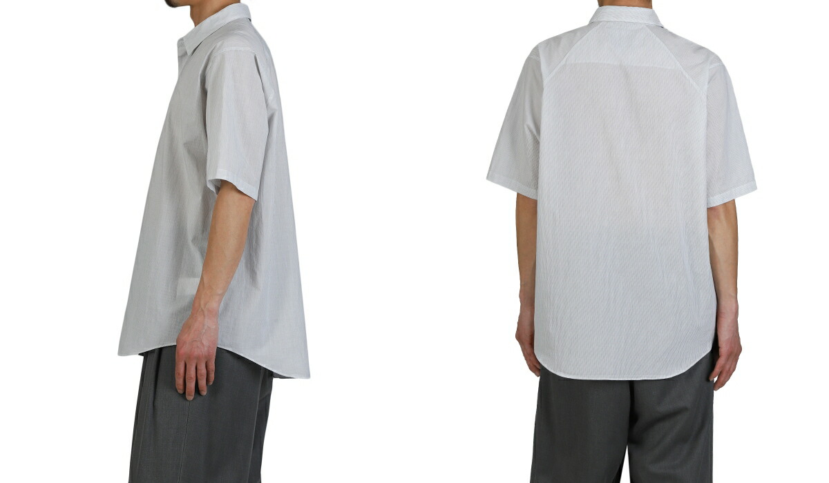 GOLDWIN（ゴールドウイン） ： Fine Cotton Seersucker Striped S/S