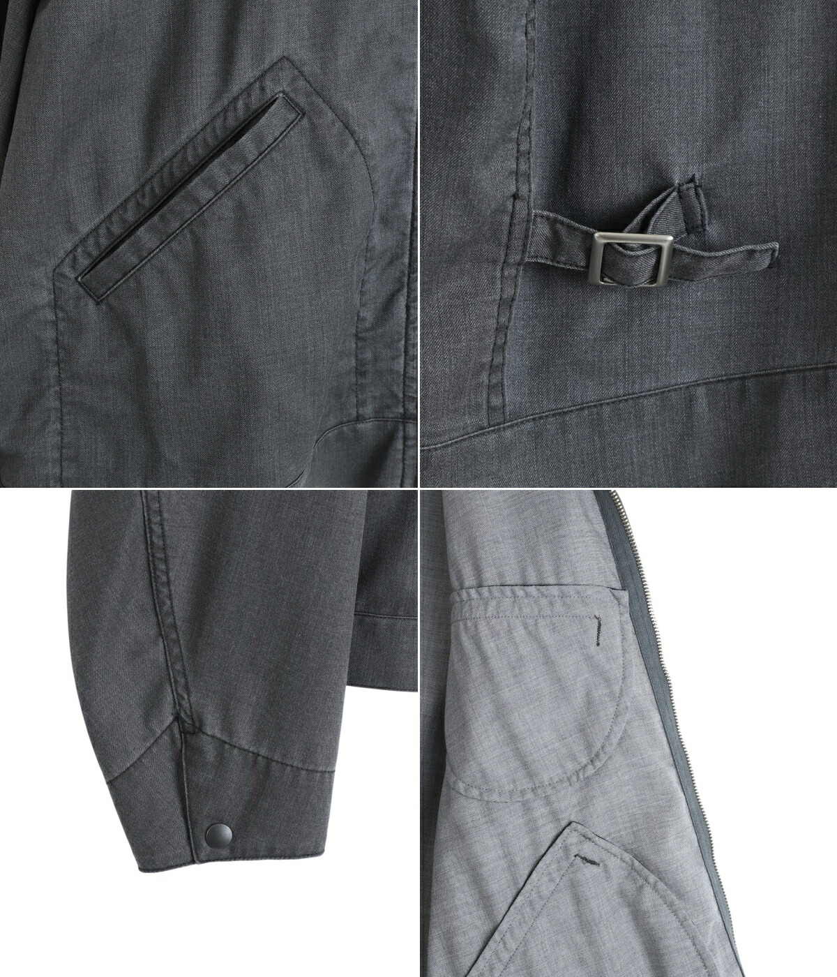 marka（マーカ） ： WORK JACKET -WASHABLE 2/72 WOOL GABARDINE