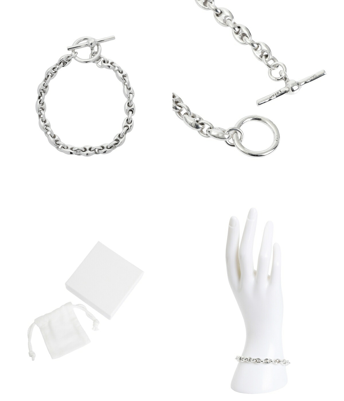 LAVER（ラバー） ： T-BAR BRACELET -PU2642- ： LAVER-NO-PU2642