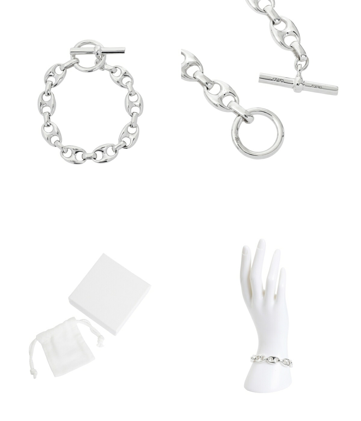 LAVER（ラバー） ： T-BAR BRACELET -PU2643 ： LAVER-NO-PU2643