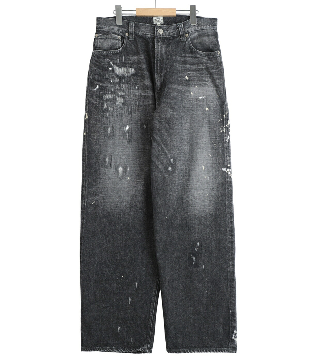 GOLD /ゴールド ： RECYCLED WASTE SUVIN COTTON YARN 14oz DENIM