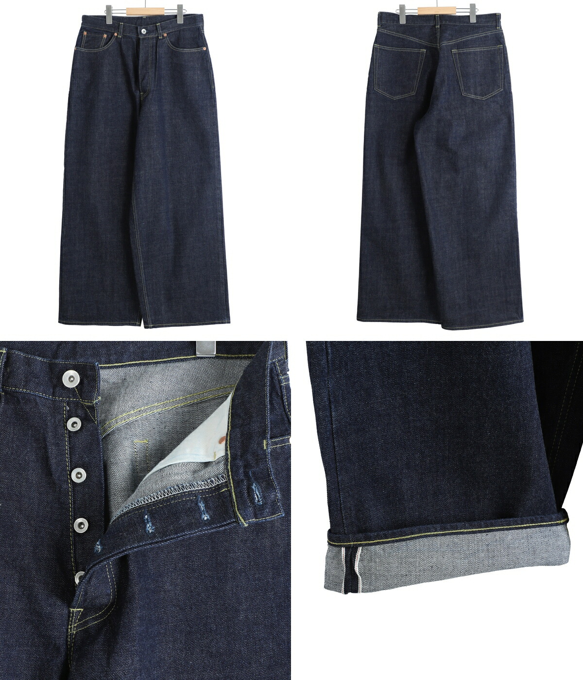 marka（マーカ） ：BAGGY JEANS -ORGANIC COTTON 13.5oz SELVEDGE