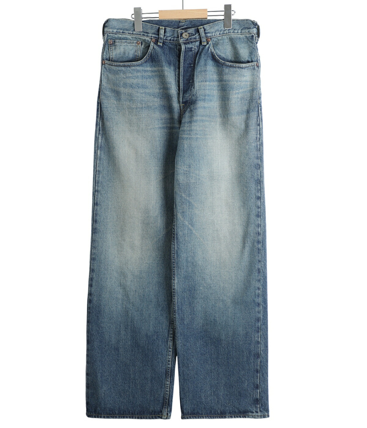 marka（マーカ） ： CLEAN CYLINDER FIT JEANS -ORGANIC COTTON 13.5oz