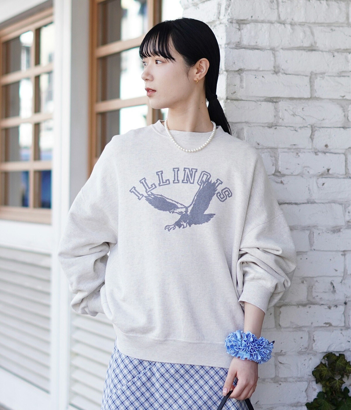 別注 REMI RELIEF グッドグリーフ アメリカーナ ドゥーズィエムクラス REMI RELIEF（レミ レリーフ） ： [レディース]SP加工3飛び裏毛クルー