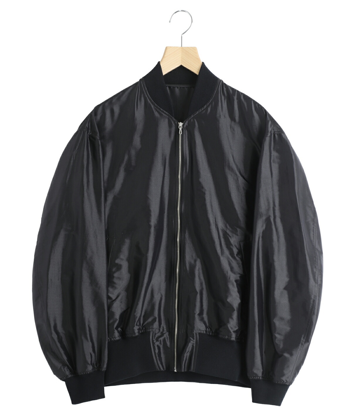 Scye（サイ） ベーシックス ： Silk Nylon Parachute Cloth Bomber