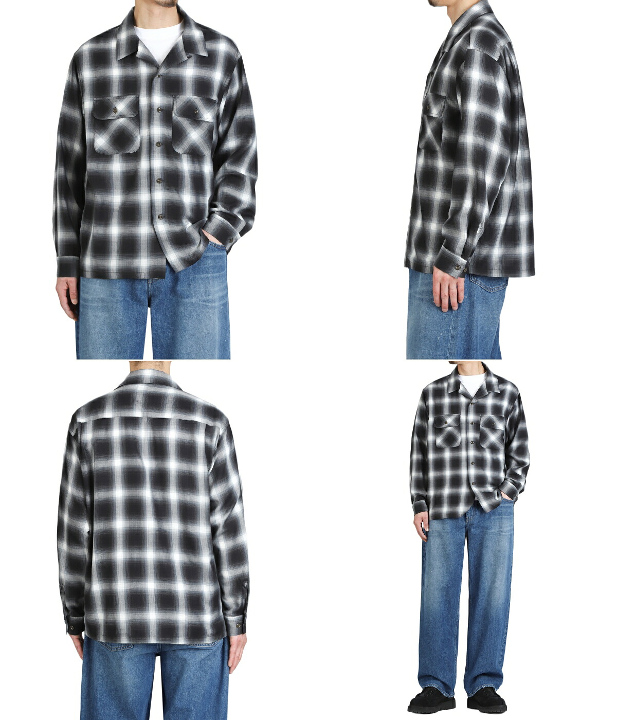 BIG MAC（ビッグマック） ： OPEN COLLAR L/S SHIRTS / 全2色