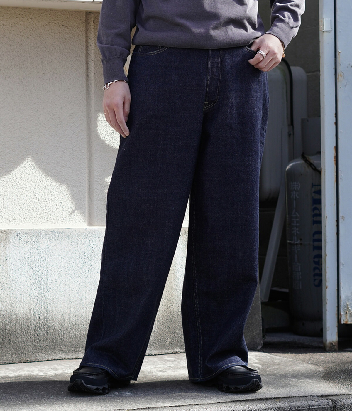 marka（マーカ） ：BAGGY JEANS -ORGANIC COTTON 13.5oz SELVEDGE