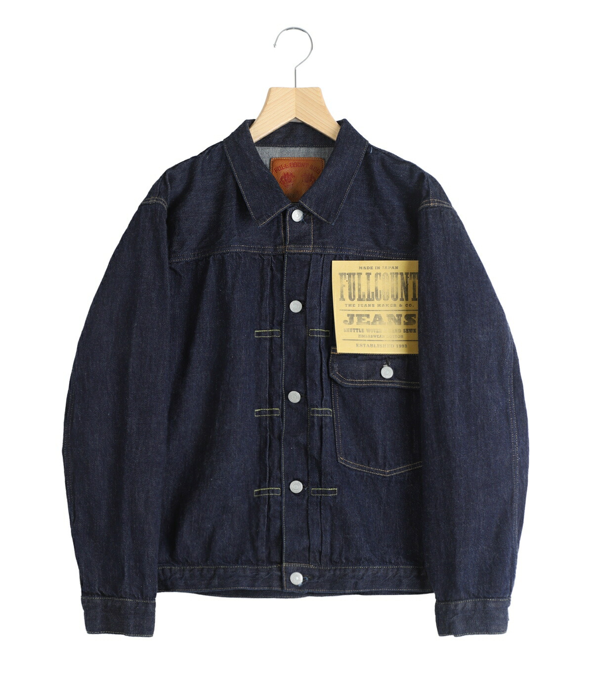 FULLCOUNT（フルカウント） ： Type 1 Denim Jacket (Super Smooth