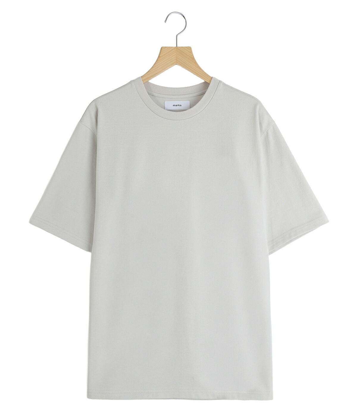 marka（マーカ） ： CREW NECK TEE -40/2 ORGANIC COTTON KNIT- / 全2 