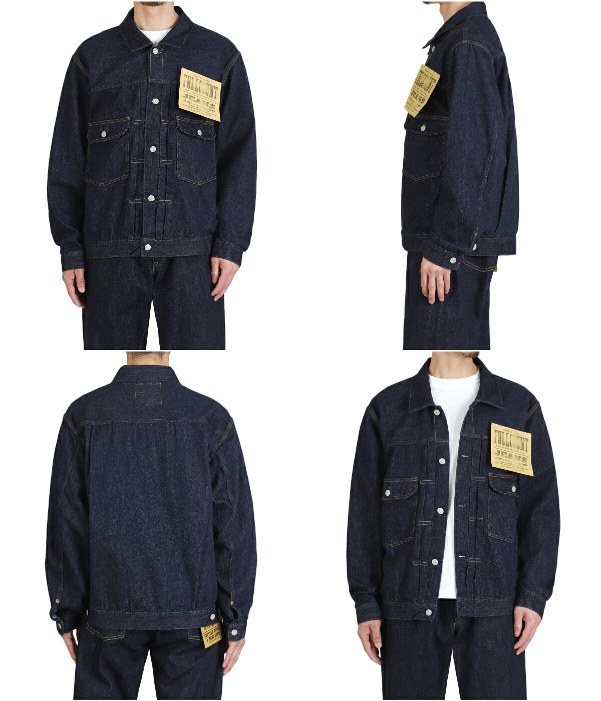 FULLCOUNT（フルカウント） ： Type2 Denim Jacket (Super Smooth