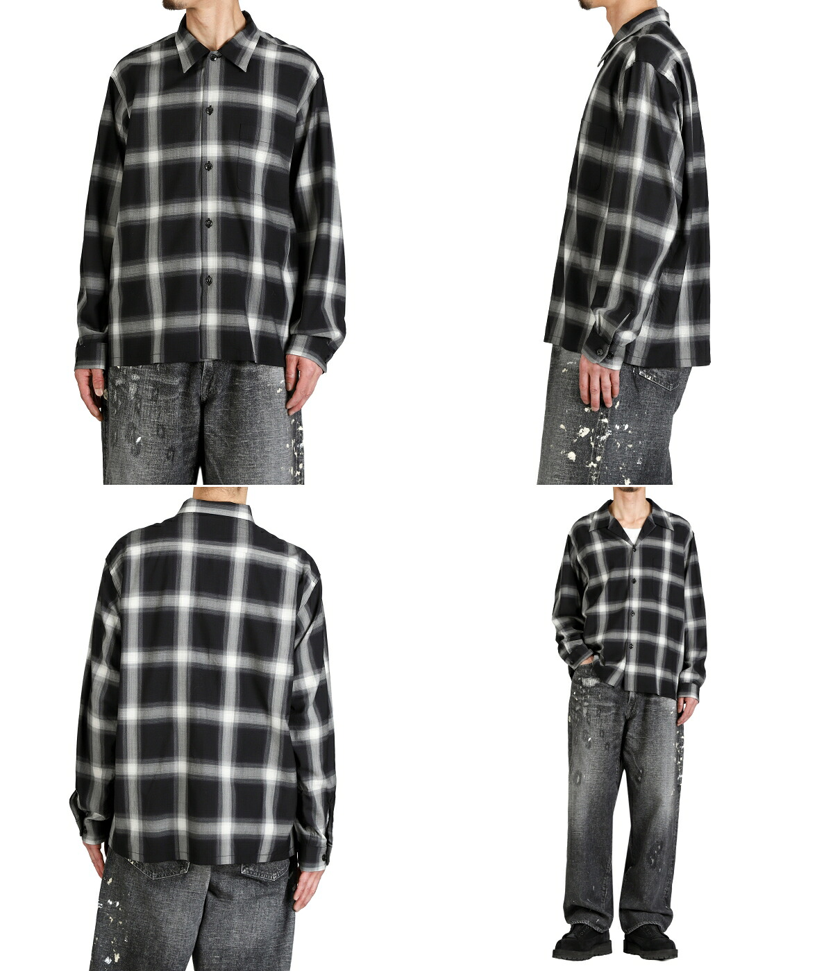 GOLD / ゴールド ： WOOL Super140s TROPICAL OPEN SHIRT 26A-GL29647