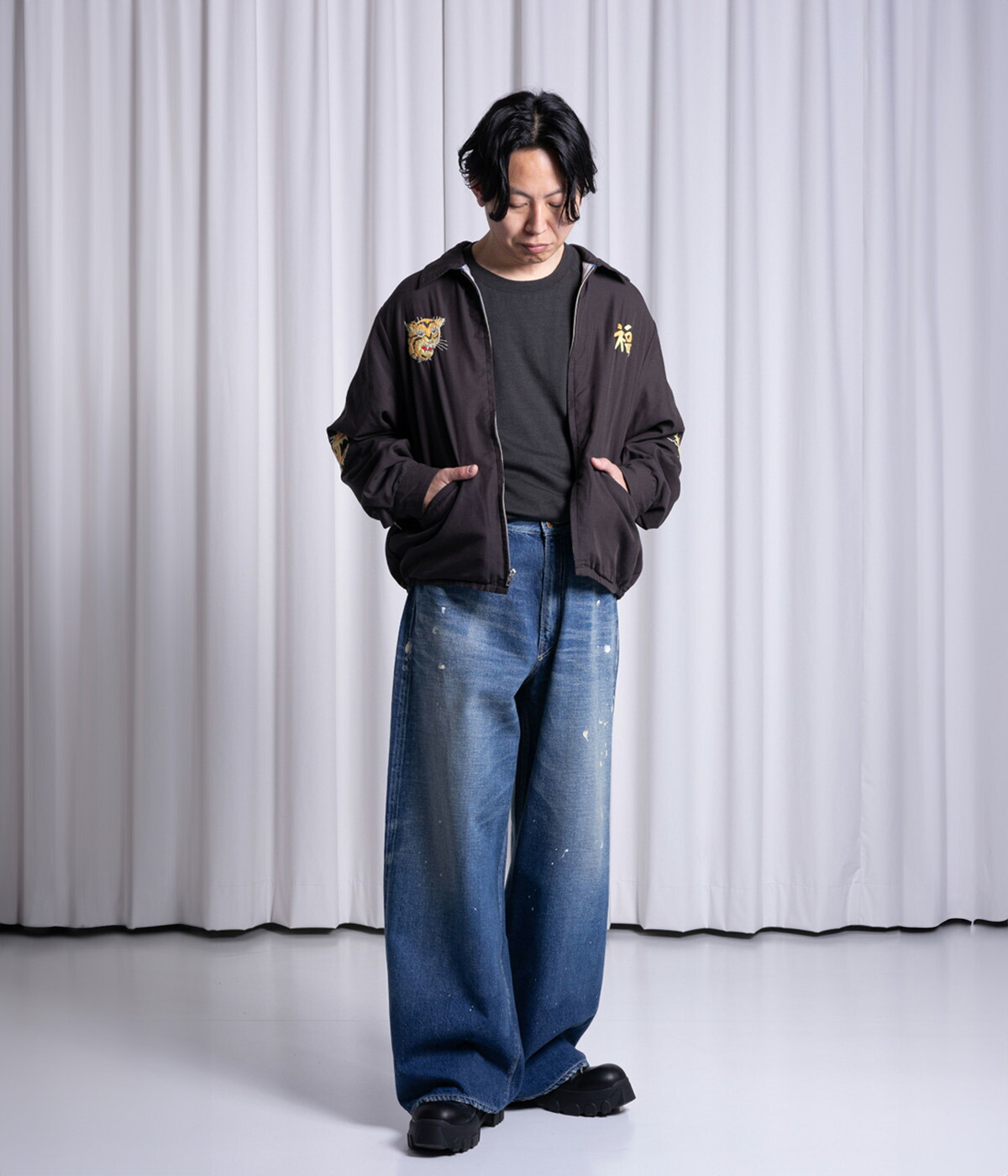 GOLD / ゴールド ： VIET-NAM JACKET AGING MODEL 26A-GL15847