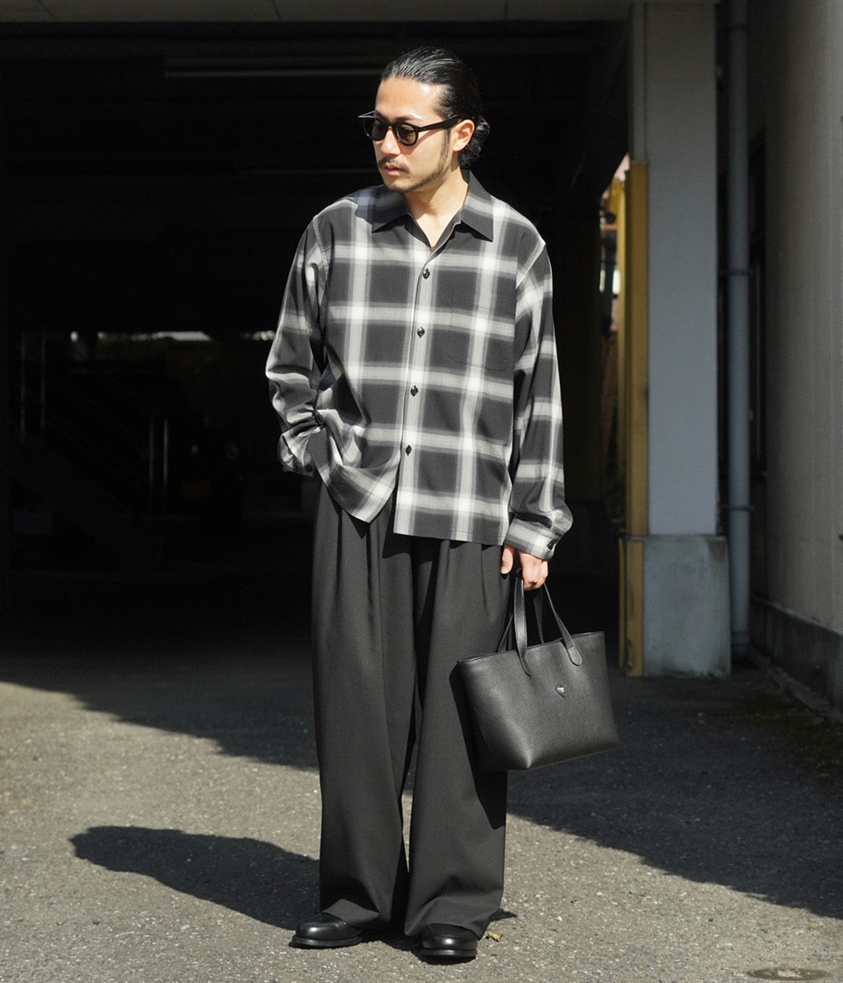 GOLD / ゴールド ： WOOL Super140s TROPICAL OPEN SHIRT 26A-GL29647