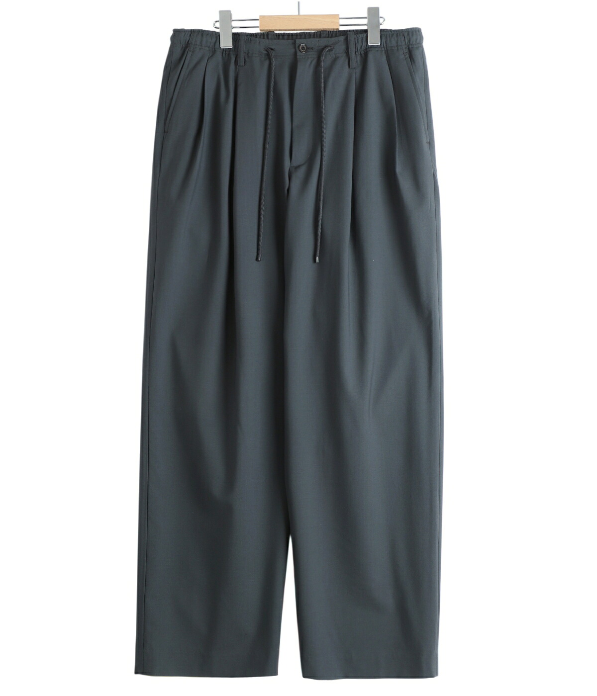 markaware（マーカウェア） ： DOUBLE PLEATED EASY TROUSERS -ORGANIC 