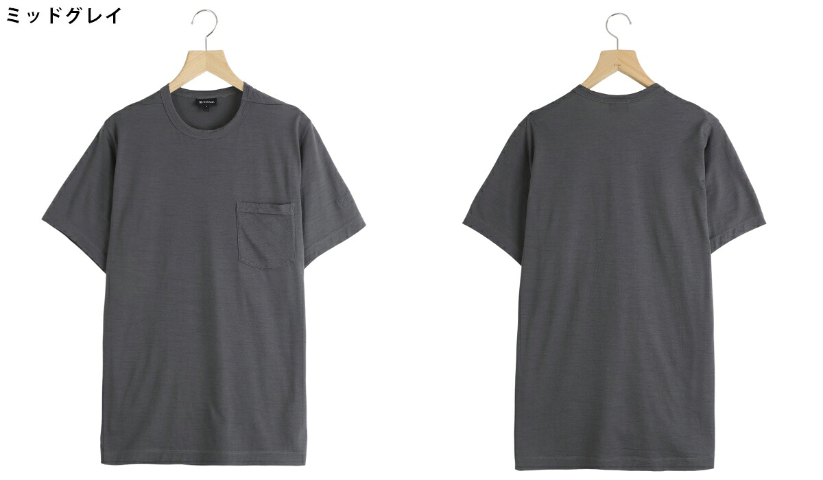GOLDWIN（ゴールドウイン） ： Garment Dyed Wool T-shirt / 全3色