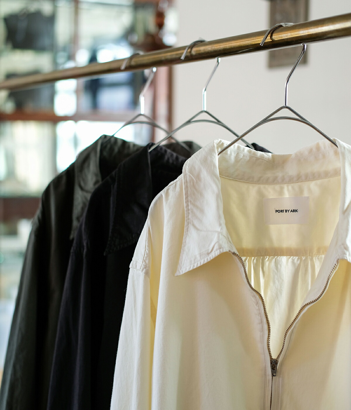 アーク PORT BY ARK PORT BY ARK / ポートバイアーク ： Pullover Zip Shirt
