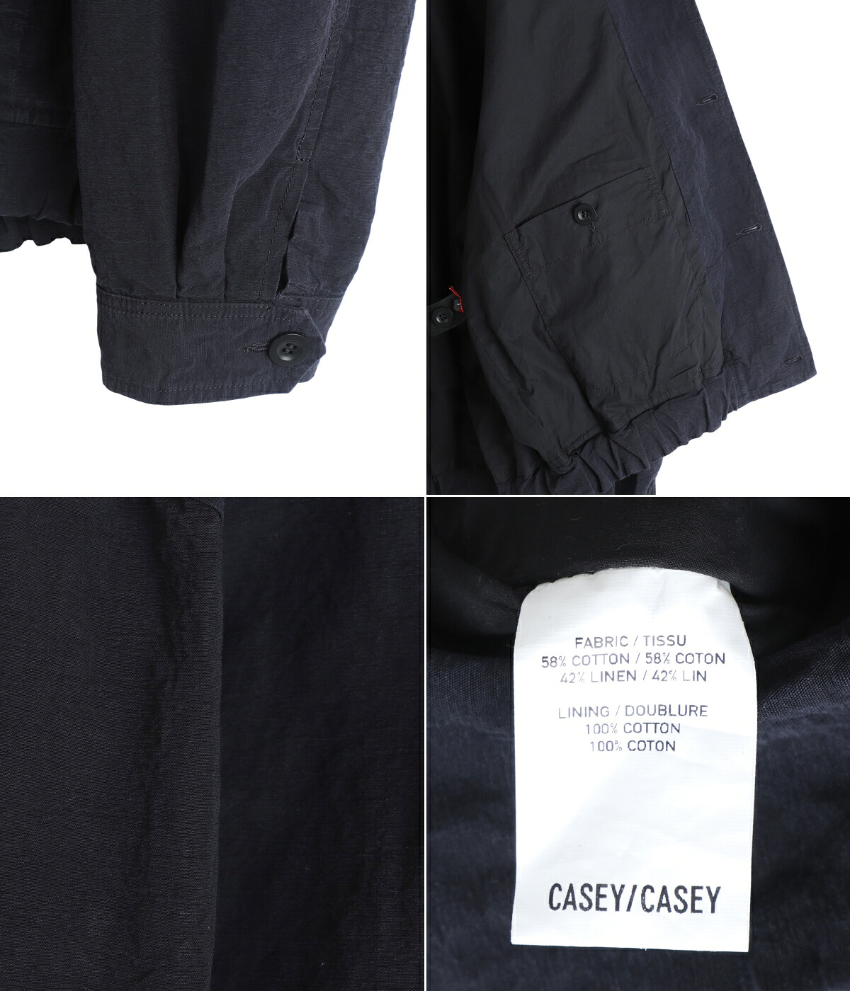 CASEY CASEY CASEY CASEY / ケイシー ケイシー ： MONTREUIL BLOUSON 